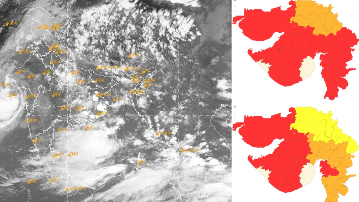 Gujarat News : चेतावनी…चेतावनी…गुजरात पर मंडरा रहा है चक्रवात ‘आसन’ का खतरा, IMD ने जताई तबाही की आशंका,Breaking News 1